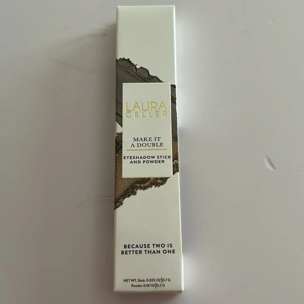 Laura Geller Make it a double Eyeshadow Stick & Powder in ABSINTHE - New in box.